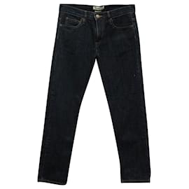 Pantaloni a gamba dritta Isabel Marant in denim di cotone blu