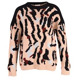 Chloe Bedruckter Grobstrickpullover aus mehrfarbigem Kaschmir - Chloé