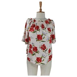 Top Ralph Lauren con estampado floral de viscosa