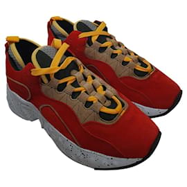 Baskets Acne Studios Rockaway Orange Beige Jaune