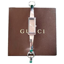 Orologio Gucci Monogramma in Acciaio Argento