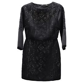 MINI VESTIDO MAJE ENCAJE