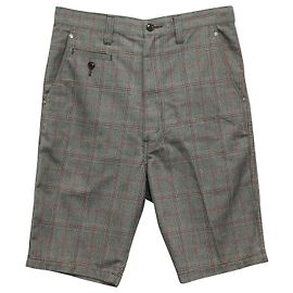 Junya Watanabe Pantaloncini Uomo Scozzesi in Poliestere Grigio