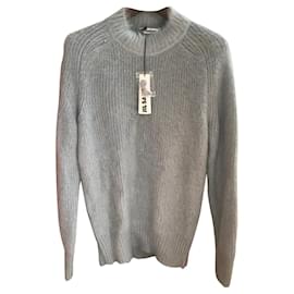 Jil Sander Rollkragenpullover aus Mohair in Blau