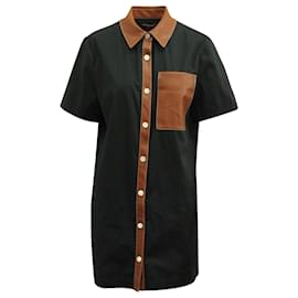 Vestido Staud Switch em Algodão Preto