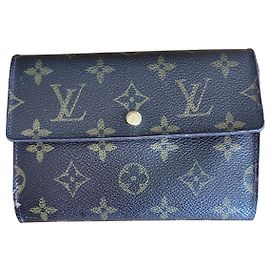 Louis Vuitton Cartera de cuero Caramel