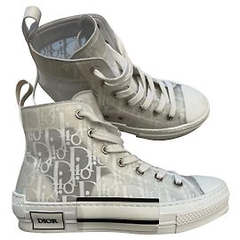 Sneakers Dior B23 bianche in tela