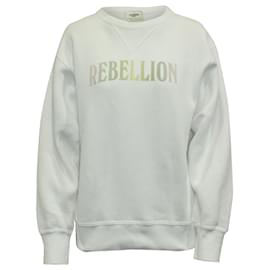 Isabel Marant Étoile Erise Sweatshirt aus weißer Baumwolle