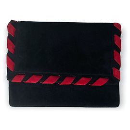 Bolso de mano Valentino de ante rojo