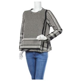 Top Cecilie Copenhagen Noir Écru Coton