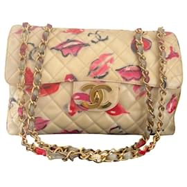 Borsa a mano Chanel Maxi Timeless in pelle multicolore