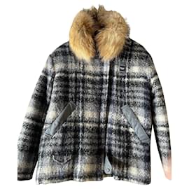 Abrigo Blauer de algodón gris oscuro