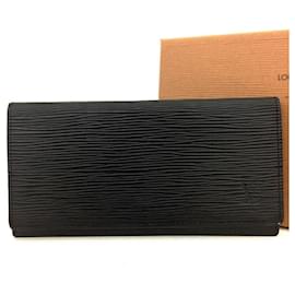 Louis Vuitton Porte-Yen en Cuir Epi Noir