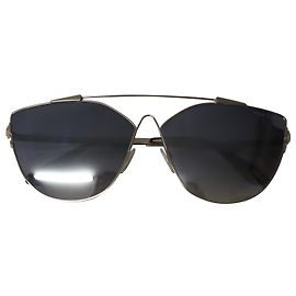 Occhiali da sole Tom Ford Jacquelyn Cat Eye in acciaio dorato