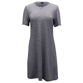 Vestido T-Shirt Listrado Theory em Algodão Multicolorido