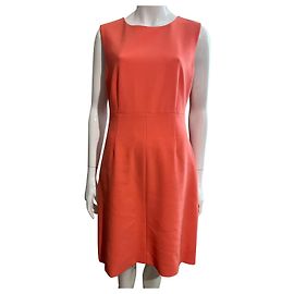 Diane Von Furstenberg DvF Carrie Vestido recto largo sin mangas