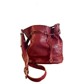 Borsa a mano Lancel Miss Elsa in pelle rossa