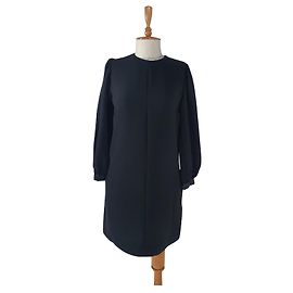 Abito Victoria Beckham nero in poliestere
