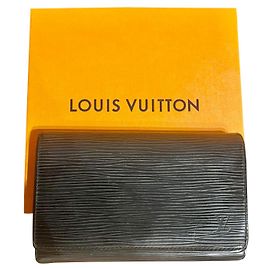 Louis Vuitton Tresor Black Leather