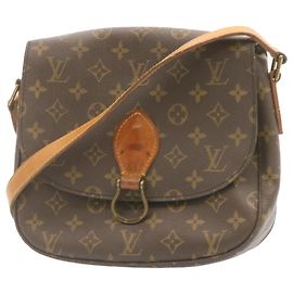 LOUIS VUITTON Monogram Saint Cloud GM Borsa a tracolla M51242 LV Auth em1143g