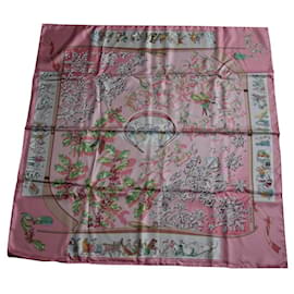 square Hermès pink 90x90