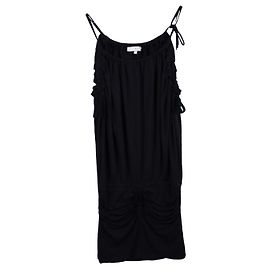 Vestido sin mangas drapeado Iro Hervey negro