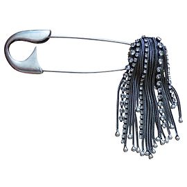 Spilla Sonia Rykiel River in metallo e vetro
