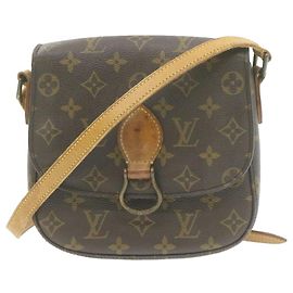 LOUIS VUITTON Monogram Saint Cloud MM Borsa a tracolla M51243 LV Auth em683g