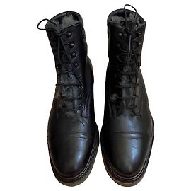 Botines de piel negra Robert Clergerie
