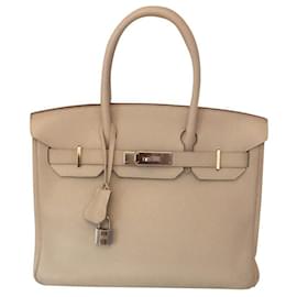 Hermès Birkin 30 Leder Beige