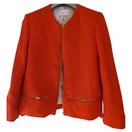 Sandro Jacke aus Wolle in Rot Größe 38
