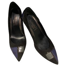 Décolleté Loriblu in pelle Nero Viola Blu Navy Taglia 39