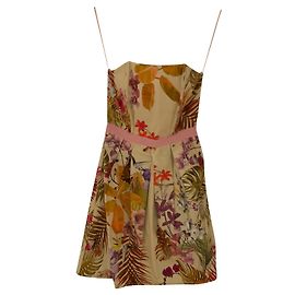 Massimo Rebecchi Kleid aus Baumwolle Beige