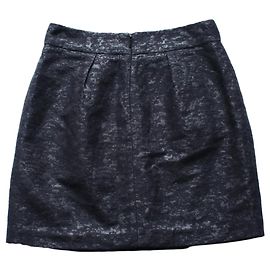 The Kooples Sport Tulpenrock Schwarz Jacquard