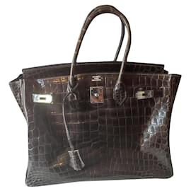 Hermès Handtasche Braun