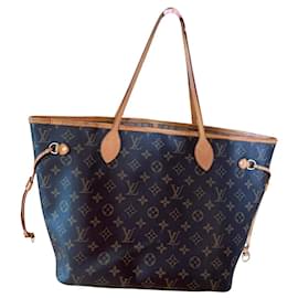 Louis Vuitton Neverfull MM Couro Bronze