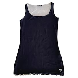 débardeur Bicolore Noir et beige réversible Love Affair T.S ou XS - Autre Marque