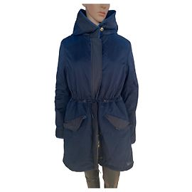 Scotch and Soda Parka aus Wolle Blau Größe S