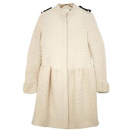 Burberry Prorsum AW11 Gabardina de punto trenzado