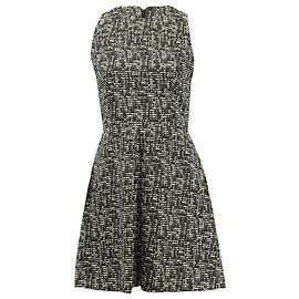 Vestido de tweed de Alice + Olivia Janette en algodón negro