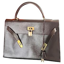 Hermès Kelly 32 Marrone cioccolato
