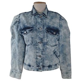 Isabel Marant Etoile Chaqueta vaquera Iolinea Azul