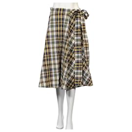 Gonna midi tartan JW Anderson x Uniqlo in cotone
