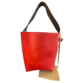 Céline Bucket Bag Leder zweifarbig mit abnehmbarem Portemonnaie