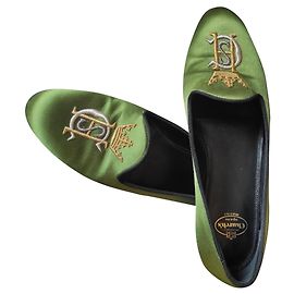 Church's Kalila Loafer Leder und Seide Grün