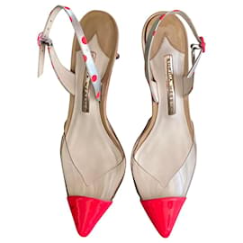 Sandali Sophia Webster Pelliccia Fucsia Metallizzato