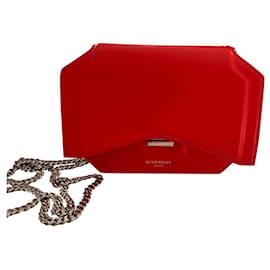 Givenchy Bow Cut Handtasche Koralle Leder