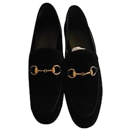 Mocassini Gucci in velluto nero