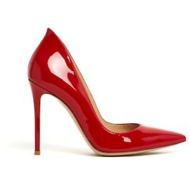 Sapatos de salto Gianvito Rossi 105 em verniz vermelho Tamanho 39