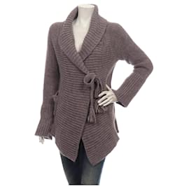 Strickjacke Odd Molly Lila Wolle Alpaka Acryl